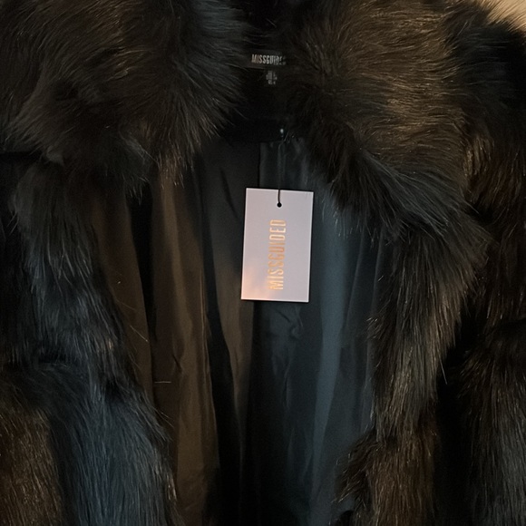 NWT FAUX Fur Coat - Picture 2 of 4